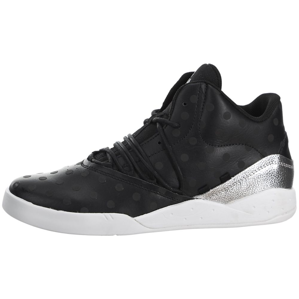 Baskets Supra Estaban Noir Argent Black/Black-White Homme | XIB-02484450